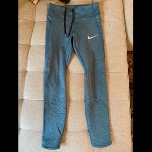 Teal Nike Epic Luxe running tights